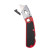 Trapezoidal knife with automatic locking