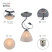 Rivoli Kathleen 9110-201 Ceiling lamp 1 * E27 60W modern for stretch ceilings