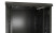 TTB-2261-AS-RAL9004 Шкаф напольный 19-дюймовый, 22U, 1166x600х1000 мм (ВхШхГ), передняя стеклянная дверь со стальными перфорированными боковинами, задняя дверь сплошная, ручка с замком, крыша нового типа, цвет черный (RAL 9004) (разобранный)