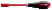 Insulated screwdriver with ERGO handle for hex head screws 8x125 mm