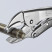 Manual clamp for heavy conditions, dimensions for a circle of 40 mm, for a square of 20 mm, turnkey 30 mm, L-250 mm, zinc