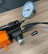 Manual hydraulic two-stage double-acting pump RNG-7025/M2 (pressure gauge, 700 bar, 2.5 l, RVD 2 pcs x 1.8 m) MALIEN
