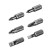 Set of PRACTICE "Profi" bits 6 pcs PH1,2; PZ1,2; SL 2 pcs x 25mm, blister (036-551)