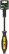 Impact screwdriver, S2 steel, hexagon.sting, turnkey firing pin, rubberized handle, Profi 8x150 mm SL