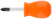 Screwdriver "Economy", CrV steel, plastic orange handle 6x38 mm PH2