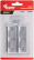 Universal hinges, set of 2 pcs., zinc 75 x 50 mm