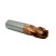 Spherical carbide milling cutter c/x f 20x40x100 mm z=4 on steel, coated with TiXCo, HRC 55 TORNERI T026301
