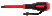 Insulated screwdriver with ERGO handle for Phillips PH2x100 mm screws with Kevlar loop