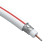 SL-M-75-PVC100 ERA Coaxial Cable SAT 50 M,75 Ohms, CCS/(75% Al braid), PVC, color white, 100 m coil, SIMPLE (