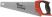 Hacksaw on wood, small red-hot tooth 12 TRI, 3D sharpening, layer.Rubberized handle 350 mm