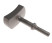 Chisel for pneumatic hammer L=141mm crescent 40x68mm JTC