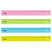 Ruler 30cm STAMM, plastic, transparent, neon colors, assorted