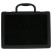 Briefcase 1 compartment STAMM, A4, 275*375*57mm, snap-on, black