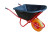 Industrialist 1-wheel anti-impact wheelbarrow 130 liters (cast wheel)