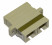 FA-P11Z-DSC/DSC-N/BK-BG Optical pass-through adapter SC-SC, MM, duplex, plastic housing, beige, black caps