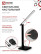 LED Table Lamp SIMPLE CCO-02H 10W 625Lm Sensor, Adapter BLACK IN HOME