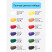 Acrylic art paints Gamma "Studio", 12 colors, 18ml/tube, cardboard. packaging