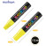 Chalk marker MunHwa "Black Board Jumbo" yellow, 15mm, water base