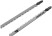 Blades for electric jigsaw, T301DL, wood, HCS, 132 mm, 2 pcs.