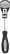 Screwdriver "Master", CrV steel, rubberized handle 6x100 mm SL