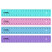 Ruler 20cm STAMM, plastic, 2 scales, opaque, pastel colors, assorted, European weight