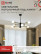 Lamp chandelier LOFT SPUTNIK-8E27-BLT 8xE27 black, brass IN HOME