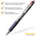 Ручка шариковая автоматическая Crown "Kinex Sl" 04цв., 0,7мм, грип