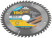 Circular saw blade for laminate saws 190 x 30 x 48T + 2 rings: 30/20 and 20/16 mm
