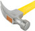 Nail hammer, reinforced fibroglass handle, Profi 30 mm, 450 gr.