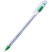 Ручка шариковая Crown "Oil Jell" зеленая, 0,7мм, штрих-код