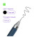 Ручка шариковая Berlingo "Ultra X2" черная, 0,7 мм, игольчатый стержень
