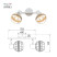 Rivoli Anselma 7034-702 spot wall and ceiling lamp 2 x E14 40 W rotary