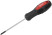 Screwdriver "Master", CrV steel, rubberized handle 3x75 mm PH0