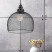 ERA PL7 BK pendant lamp for E27 lampshade height 280mm suspension 720mm black
