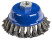 Bowl-shaped twisted PRACTICE Cord Brush 100 mm M14 (1 pc.) blister (773-293)