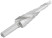 HSS step drill for metal, spiral profile, 9 steps, 4-12 mm
