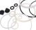 Repair kit for jack GTE-TH810002 (01) GTE gaskets and seals