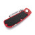 Trapezoidal knife with automatic locking