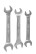 A set of 3 pcs horn keys (14x17,17x19,19x22)