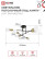 Lamp chandelier LOFT EASY-6E27-BLT 6xE27 black, brass IN HOME