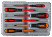 Set of insulated ERGO slotted screwdrivers/Phillips/Pozidriv, 6 pcs