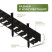 Plastic curb Staff 2000*60 mm Geoplastboard set of 10 pieces + 60 stakes, black