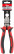 Trend side cutters, two-tone rubberized handles, 180 mm chrome-nickel coating