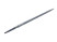 Напильник круглый L400 №1 (2822-0036) TORNERI Т021536