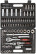 Car Tool Set 108 pcs. CrV 1/2"+1/4"