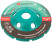 Diamond grinding disc "Cup", double row, GreatFlex Light, 125 x 5.0 x 8.0 x 22.2 mm