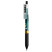 Automatic ballpoint pen Berlingo "Glyph" blue, 0.7 mm, grip, pattern on the case, soft-touch, 6 pcs., plastic pencil case