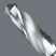 849/1 HSS Spiral drill bit for wood, shank 1/4" C 6.3, 10 x 120 mm