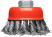 Cup holder, M14 nut, 65 mm twisted steel wire, blister