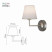 Wall Lamp Rivoli Freda 2089-401 Wall Lamp 1 x E14 40W Classic